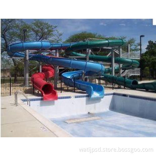 Custom Pool Water Slides For Holiday Resort Toddler Water S